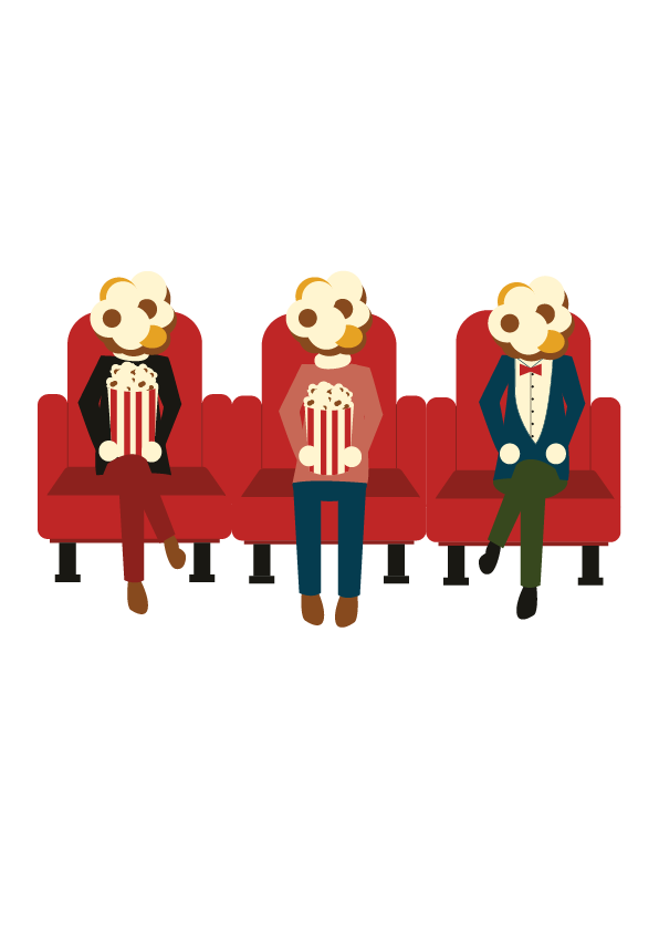 ポップコーン人間